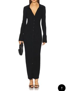 SNDYS Carol Maxi Dress in Black
